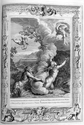 Arethusa forfulgt af Alpheus og forvandlet til en springvand, 1733