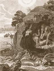 Aristeus tvinger Proteus til at afsløre sine orakler, 1731