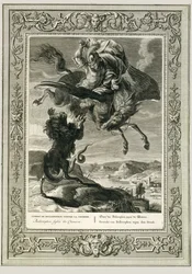 Bellerophon kæmper mod kimæren