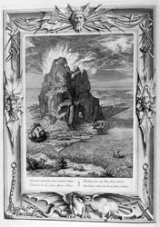 Enceladus begravet under Etna, 1733