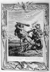 Hercules bekæmper den lerniske hydra, 1733