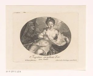 Jupiter i Danae Jupiter i gylden regn med danaé (titel på objekt)