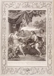 Meleager præsenterer vildsvinehovedet for Atalanta, 1731