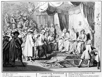 Portugisiske jøders bryllupsceremoni i Amsterdam, 1723