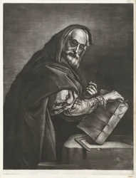 Filosof med et kompas og en bog Philosophers Portraits (serietitel)