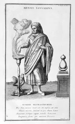 En fremstilling af januar 1757.