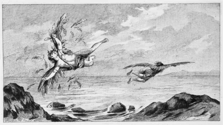 Ikaros og Daedalus, 1887