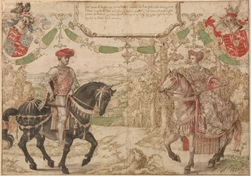 Grev Jan Johann IV af Nassau og hans kone Maria, grevinde af Loon og Heinsberg, ca 1530