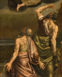 Apsis, altertavle af Bernardino Gatti kaldet Il Sojaro færdiggjort af Giovanni Battista Trotti kaldet IL Malosso, Jomfruens himmelfart