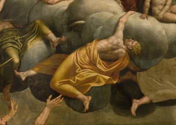 Apsis, altertavle af Bernardino Gatti kaldet Il Sojaro færdiggjort af Giovanni Battista Trotti kaldet IL Malosso, Jomfruens himmelfart