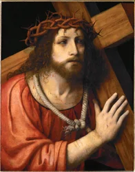 Kristus bærer korset (poppeltræ)