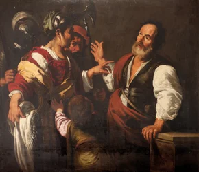 The Denial of Saint Peter (olie på lærred)