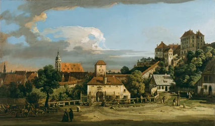 Pirna: Obertor set fra syd, ca. 1760