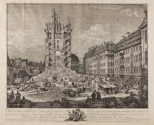 Ruinerne af den gamle Kreuzkirche, Dresden