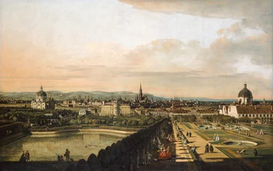 Wien set fra Belvedere-slottet