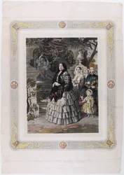 Hennes majestæt dronningen ISABEL II. og hendes august Datter HENNES SERENE HØJHED PRINSESSEN I AS