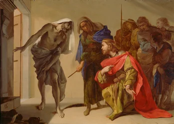 Samuels skygge fremmanet af Saul, ca. 1655