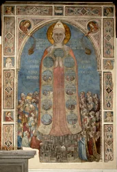Madone de la Misericorde - Madonna of Mercy (Madonna of Mercy) af Daddi, Bernardo (1290-1350)