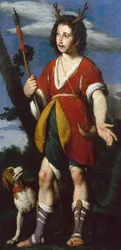 Actaeon (olie på lærred)