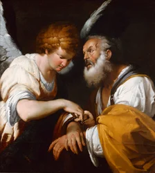 Sankt Peter befriet af en engel, ca. 1635 (olie på lærred)