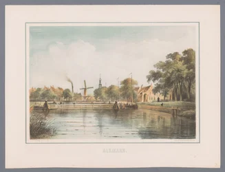 Bybilledet i Alkmaar Alkmaar (serietitel på objekt)