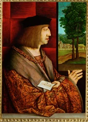 Kejser Maximilian I (maleri på lindetræ)