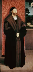 Portræt af Conrad Rehlinger og hans børn. Detalje (olie på træ