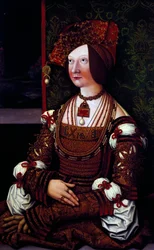 Portræt af kejserinde Bianca Maria Sforza (maleri)
