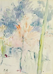 Rødt træ i en skov, 1893