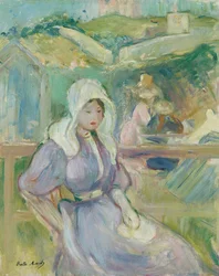På stranden ved Portrieux, 1894.