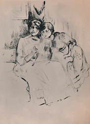 Tegnelektionen, ca. 1888-1890, 1946.