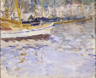 Havnen i Nice, vinter 1881?-82 (olie på lærred)