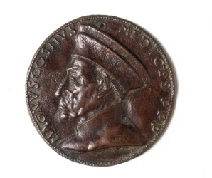 Medalje, der forestiller Cosimo il Grande: recto
