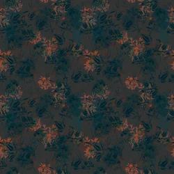 Burnt Umber Floral, 2015 (illustrativt gentagelsesmønster)