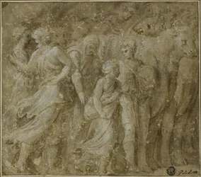 Procession af Figurer og Okser