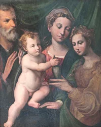 Jomfru og barn med Sankt Josef og Sankt Maria Magdalena