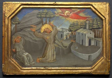 St. Frans af Assisi modtager Stigmata, ca. 1430 (tempera og guld på træ)