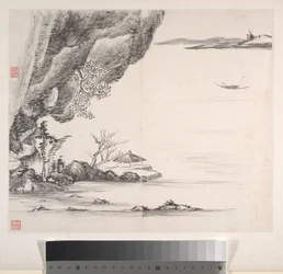 Landskaber, dateret 1814 (album med otte blade; blæk på papir)