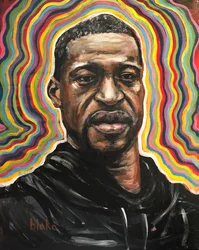 George Floyd, ca. 2020 (Akryl på lærred)
