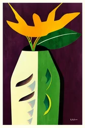 Moderne blomsterstilleben