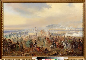 Slaget ved Leipzig i oktober 1813 (Slaget ved Leipzig i oktober 1813) (eller Slaget om Nationerne, Napoleonskrigen