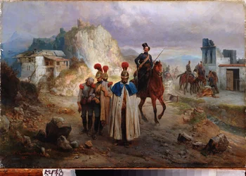 De fangede franske mænd i 1814)