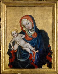 Madonna og barn (tempera på træ)