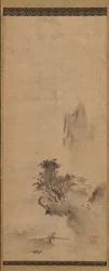 Splashed-Ink Landscape, begyndelsen af 1500-tallet.