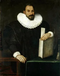 Portræt af en gentleman, der siges at være Filippo Massini (1559-1617) ca. 1690 (olie på lærred)