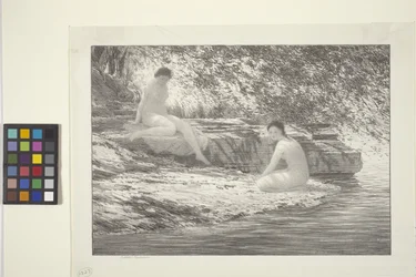 Lake Ladies (blæk på papir)