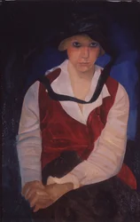 Portræt af kunstnerens hustru, 1917