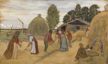 Tærskeplads, 1918