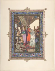 Illustration til eventyret Snegurochka, ca. 1925