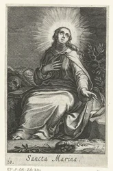 Saint Marina of Alexandria som eremitinde Sancta Marina (titel på objekt) Eremitinder (serietitel) Sacra Eremus Ascetriarum (serietitel)